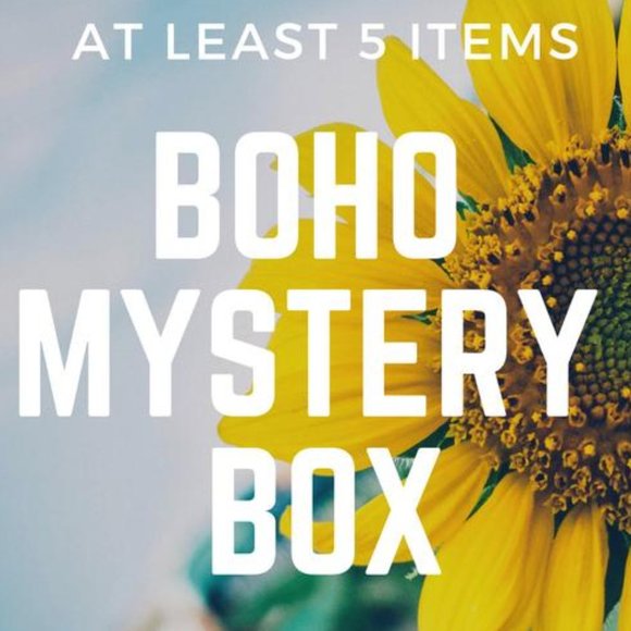 Hippie style box Mystery Box Festival Fringe BOHO free people LACE western dress - Picture 2 of 7